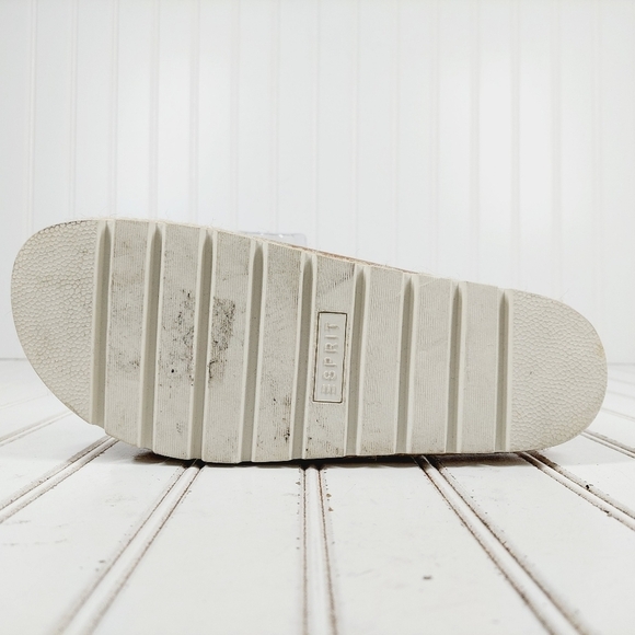 NEW Esprit Brielle Womens Metallic Tan Buckle Slip On Flat Summer Sandals M45 - Picture 8 of 10